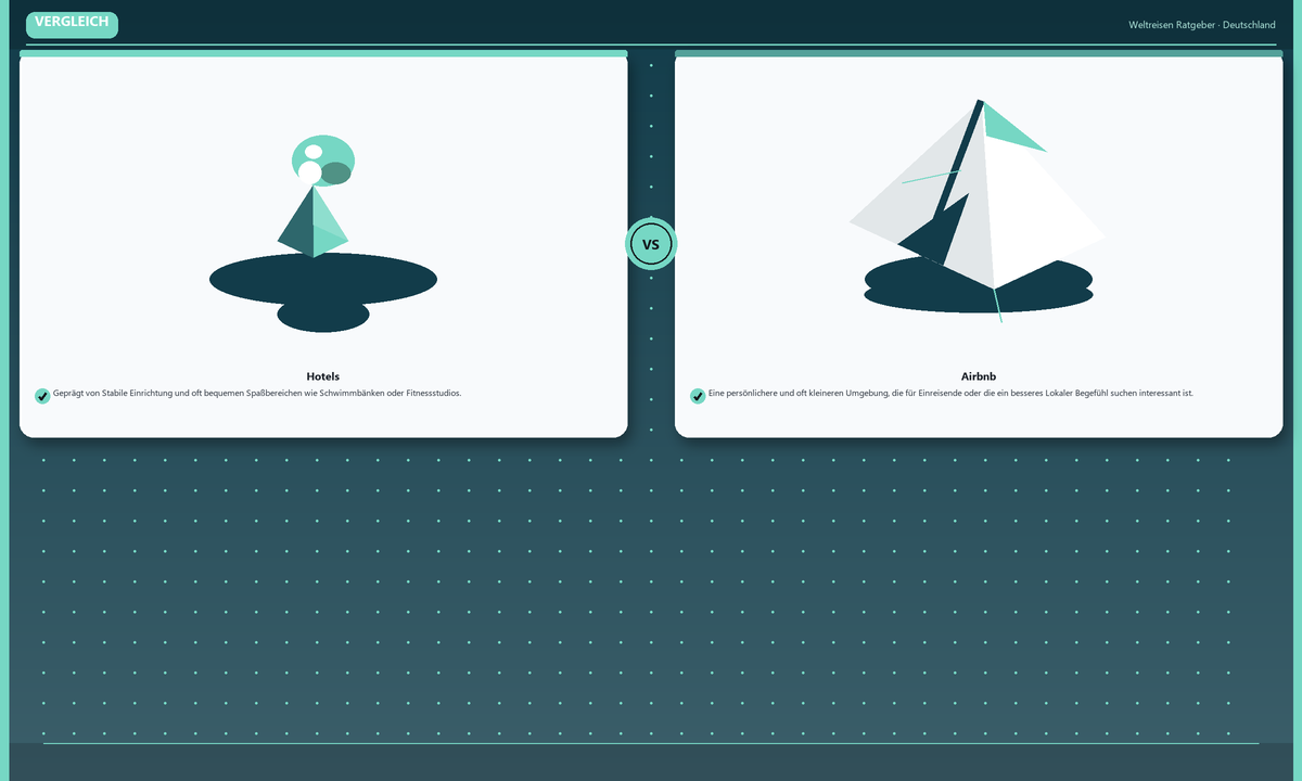Vergleich: Hotels · Airbnb